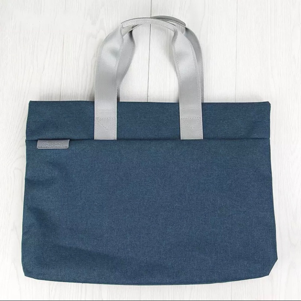Blue Tote in Oxford cloth